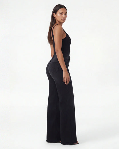 BBL Wide Leg Jeans Mid Rise